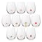 Hello Honey® 4.75" Round Stemless Wine Glass Set